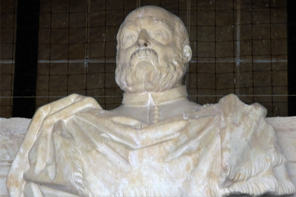 Busto di Bonifacio Pojana realizzato da Bartolomeo Ridolfi