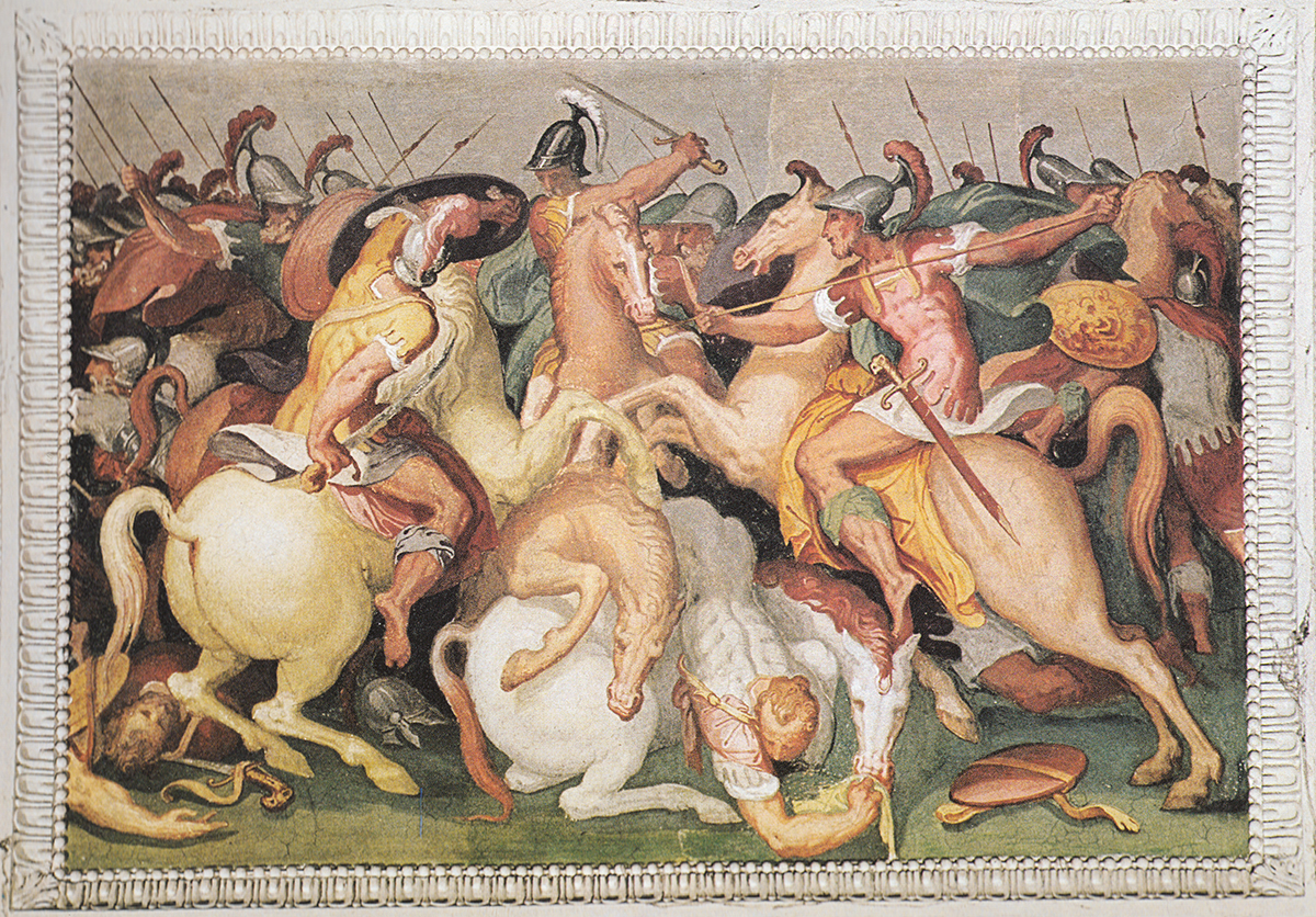 Affresco di Anselmo Canera a villa Pojana